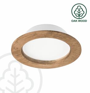 Лампа за вграждане WOODY SPOT LED/12,5W/230V 3000K орех ø 16 см