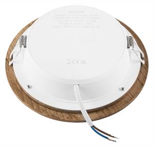 Лампа за вграждане WOODY SPOT LED/16,5W/230V 4000K орех ø 18,5 см