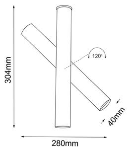 Shilo 2243 - Спот YABU 1xGU10-MR11/15W/230V черен