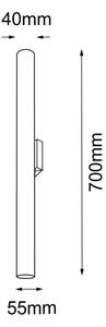 Amplex 8878 - Аплик AKADI 2xGU10-MR11/15W/230V