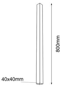 Shilo 1704 - Лампа DOHA 1xGU10/15W/230V черна