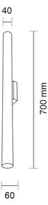 Shilo 4426 - Аплик YABU 2xGU10-MR11/15W/230V черен