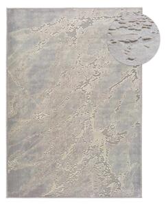 Сив и бежов килим от вискоза Margot Marble, 60 x 110 cm - Universal