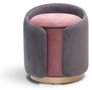 Табуретка Barrel Luxe - Grey