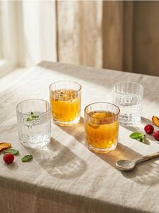 Sinsay - Комплект чаши с релефен мотив 4 pack - clear