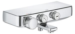 Grohtherm SmartControl Термостатен смесител за вана/душ, бутонен тип, хром