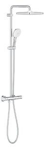 Tempesta Cosmopolitan System 250 Cube Душ система със стенен термостатен смесител