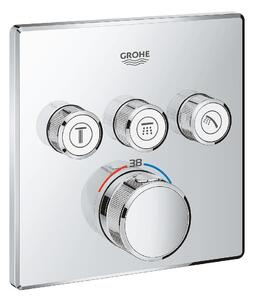 Grohtherm SmartControl Термостат за вграждане с 3 извода, бутонен тип