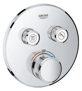Grohtherm SmartControl Термостат за вграждане с 2 извода, бутонен тип