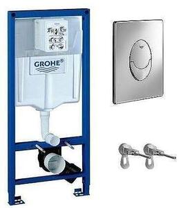 WC комплект за вграждане - структура Grohe/тоалетна чиния Tesi AquaBlade/хигиенен душ