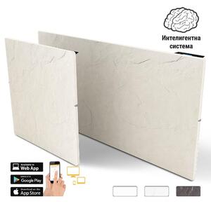 Електрически отоплител за баня Star Wi-Fi 1000 W, бял релеф