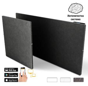Електрически отоплител за баня Star Wi-Fi 1000 W, черен релеф
