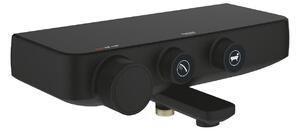 Grohtherm SmartControl Термостатен смесител за вана/душ, бутонен, phantom black