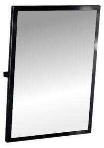 Накланящо се инвалидно огледало, правоъгълно, 50/70см, черен мат