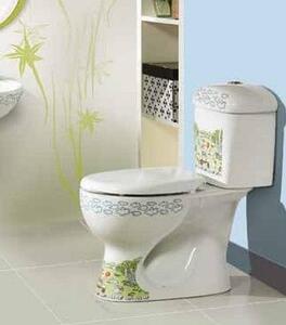 Детски WC комплект (моноблок) с хоризонтално (задно) оттичане Kids