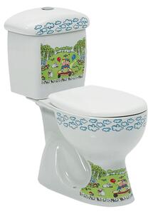 Детски WC комплект (моноблок) с вертикално оттичане Kids