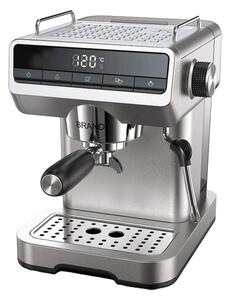 Еспресо машина Finlux FEM-1866, 1150W, 20 bar, 1.2 л, Крема диск, Цифров дисплей, Инокс