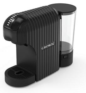Еспресо машина 7в1 Crown CCM-1530B, 1400 W, 20 bar, 0.9 л, 7 адаптера, LED индикатори, Контрол дължината на кафето, Черен