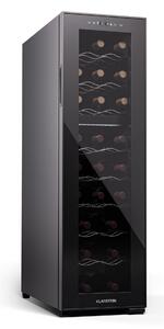 Klarstein Shiraz 24 Uno, охладител за вино, 2 зони, 75 л/24 бутилки, 5-18 °C, сензорно управление