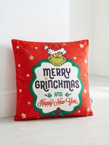 Sinsay - Възглавница с коледен мотив Grinch - червeн
