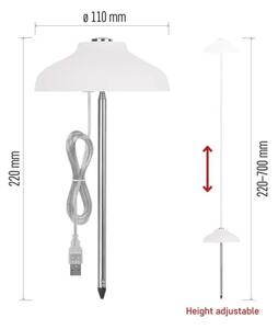 LED лампа за вътрешно отглеждане на растения GROW LED/5W/5V