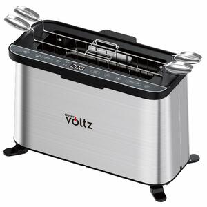 Мултифункционален уред за готвене 4в1 Oliver Voltz OV51015R, 1700W, 240x225 мм, Защита от прегряване, Инокс/Черен