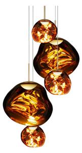 Tom Dixon - Melt Round LED Висяща Лампа Large Злато Tom Dixon