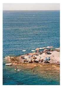 Постер 30x40 cm Ponza Tangerine – Anna Pihan – The Poster Club