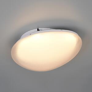 Trio Lighting LED таванна лампа Ozera, дължина 36 см, бяла, пластмаса, CCT, Затъмняване, Бял, Дневна/трапезария, Пластмаса, Модерен