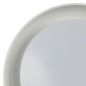 Trio Lighting LED таванна лампа „Filippo“, матово бяло, Ø 33 см, метал, CCT, IP44, Затъмняване, Бял, Баня, Метал, Модерен
