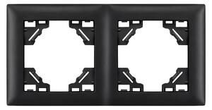 Двойна рамка за контакти OSTE JNH014-2F Black