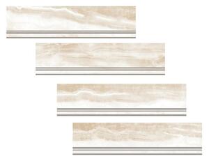 Стъпало Onyx Smeraldo Gold - стъпало 30 x 120 cm / чело 17 x 120 cm