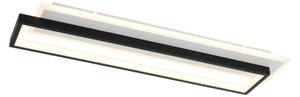 Brilagi - LED димируемо таванно осветително тяло OUTLINE LED/66W/230V 15x60 cm бяло/черно + дистанционно управление