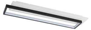 Brilagi - LED димируемо таванно осветително тяло OUTLINE LED/66W/230V 15x60 cm бяло/черно + дистанционно управление