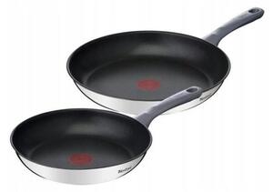 Тиган Tefal G7132S55 Черен Стомана Неръждаема стомана Ø 24 cm Ø 28 cm