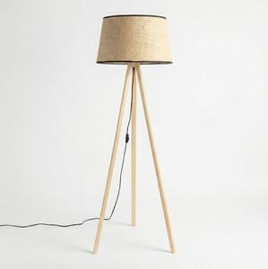Brilagi - LED подова лампа CERIA 1xE27/60W/230V, Ø 35 см, бежова