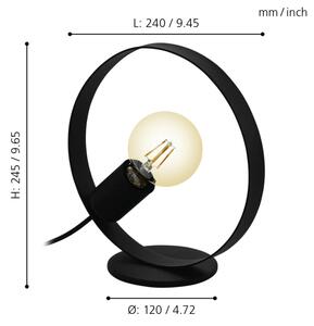 Eglo 43615 - Настолна лампа FRIJOLAS 1xE27/40W/230V