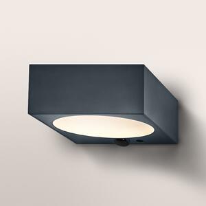 OSRAM слънчева стенна лампа ENDURA STYLE DOWN, сива, сензор, IP65, Затъмняване, Сив, Пластмаса, Модерен, Стенна ъглова