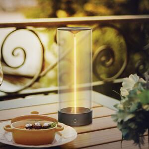 OSRAM акумулаторна настолна лампа ENDURA STYLE DECOR FILAMENT сива, IP54, Затъмняване, Сив, Пластмаса, Модерен