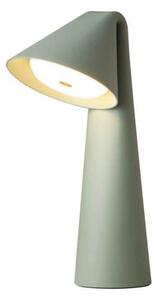 FRANDSEN LED акумулаторна настолна лампа Ami, зелена, 32 cm, с регулируема, Затъмняване, Зелен, Дневна/трапезария, Пластмаса, Модерен