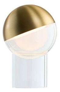 FRANDSEN LED акумулаторна настолна лампа Pila, месинг, 20 cm, с регулиране на, Затъмняване, Злато / месинг, Дневна/трапезария, Пластмаса, Модерен