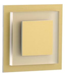 LDST SU-01-SZ-BC8 - LED стълбищна лампа SUNNY 8xLED/1,2W/230V златна 3500K