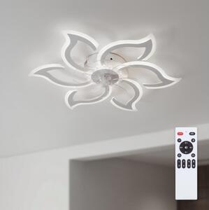 Brilagi - LED димируем таванен вентилатор LED/34W/230V Ø 83 см бял + дистанционно управление