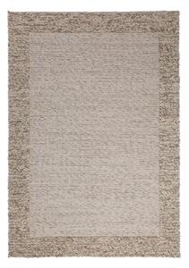 Ръчно изработен килим със смес от вълна в естествен цвят 120x170 cm Rue – Flair Rugs