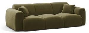 Кадифен диван в цвят каки 235 cm Molino – Micadoni
