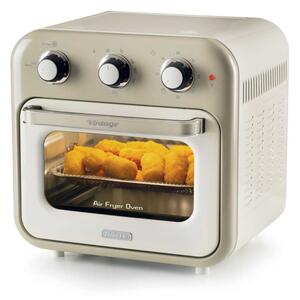 Фритюрник-фурна с горещ въздух Ariete VINTAGE 4632/03, 1400W, 16 л, До 230C, Таймер 60 мин, Въртяща се кошница, Бял/Бежов