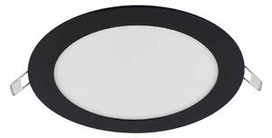 V КРЪГЪЛ LED ПАНЕЛ ЗА ВГРАЖДАНЕ ЧЕРЕН 4000K 12W