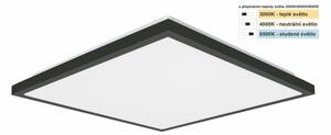 Top Light - LED Плафон за баня ONYX LED/24W/230V IP44 38x38 см черен
