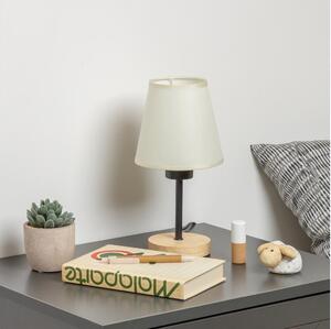 Brilagi - Настолна лампа NUBILA WOOD 1xE27/25W/230V дъб/кремав