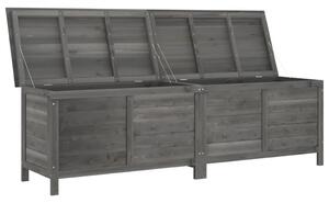 VidaXL Градинска ракла антрацит 198,5x50x56,5 см чам масив